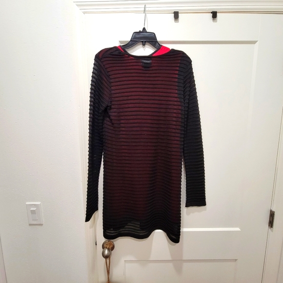 Dino Gaspari Small Black and Red Dress - Picture 6 of 7